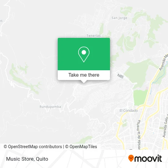 Music Store map