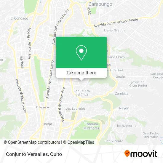 Conjunto Versalles map