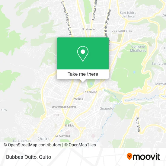 Bubbas Quito map