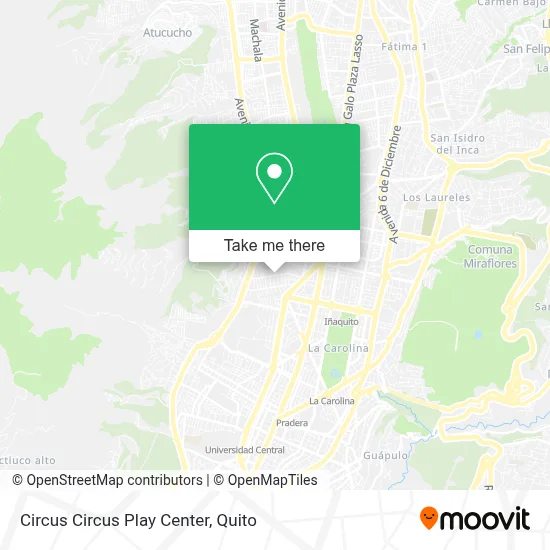 Circus Circus Play Center map