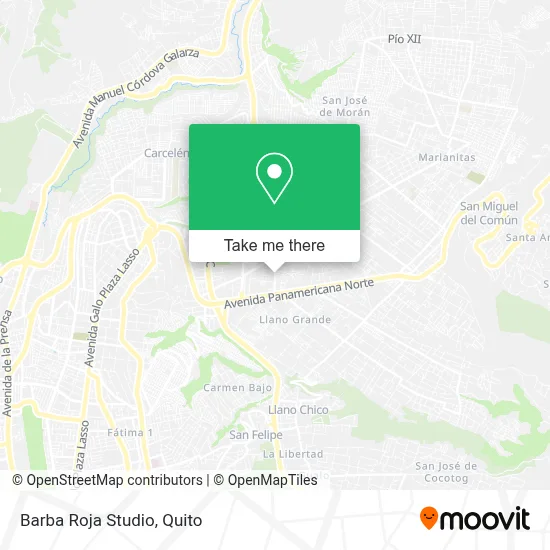 Barba Roja Studio map
