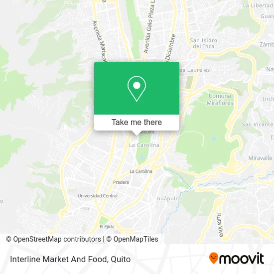 Interline Market And Food map