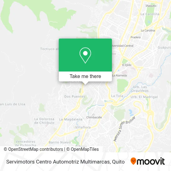 Servimotors Centro Automotriz Multimarcas map