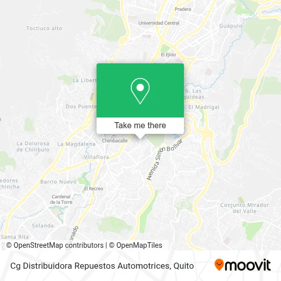 Cg Distribuidora Repuestos Automotrices map