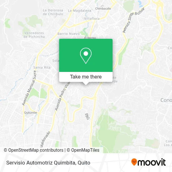 Servisio Automotriz Quimbita map