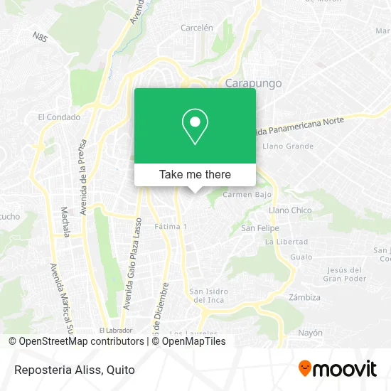 Reposteria Aliss map