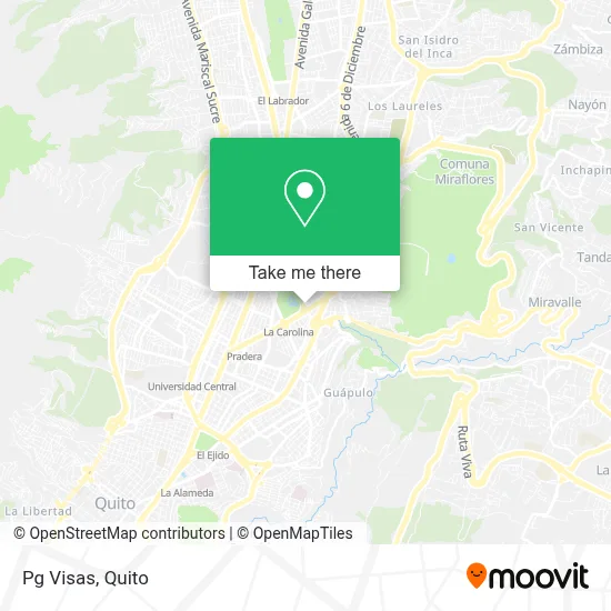 Pg Visas map