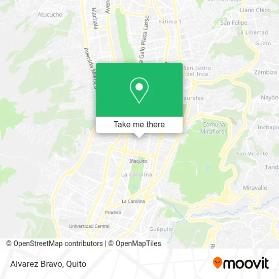 Alvarez Bravo map