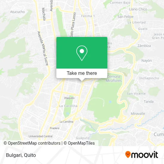 Bulgari map