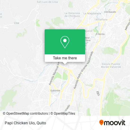 Papi Chicken Uio map