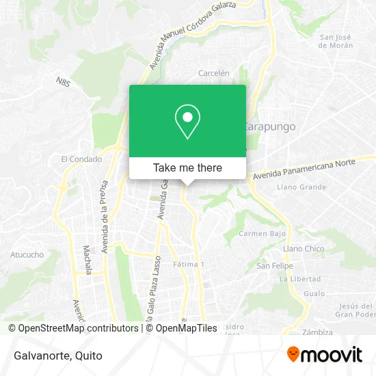 Galvanorte map