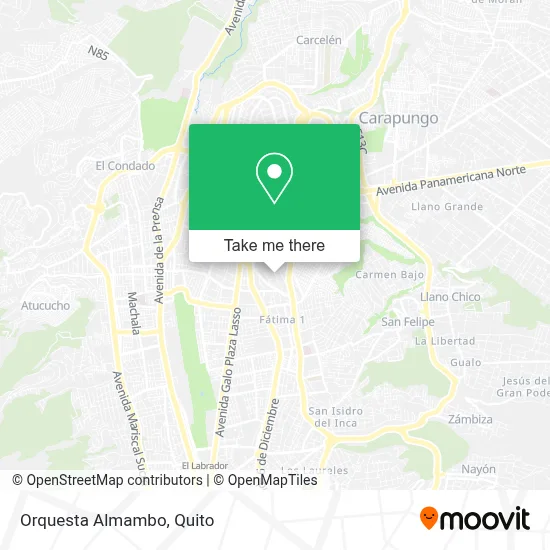 Orquesta Almambo map