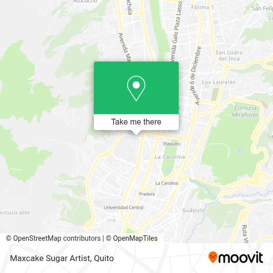 Maxcake Sugar Artist map