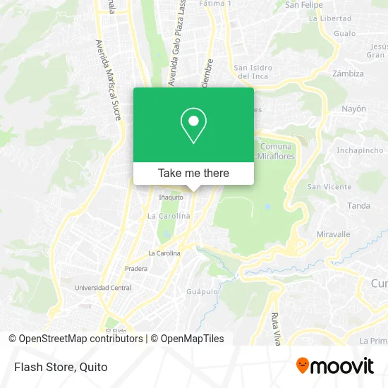 Flash Store map