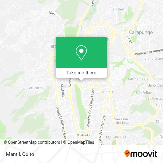 Mantil map