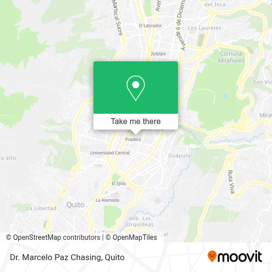 Dr. Marcelo Paz Chasing map