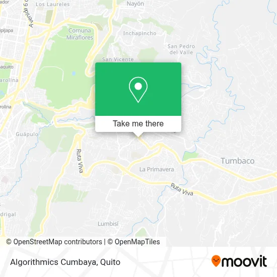 Algorithmics Cumbaya map