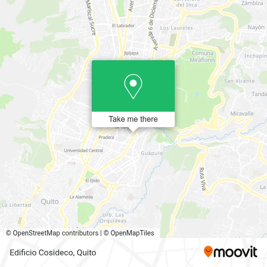 Edificio Cosideco map