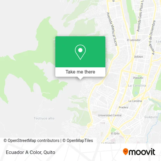 Ecuador A Color map