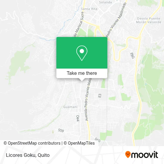 Licores Goku map