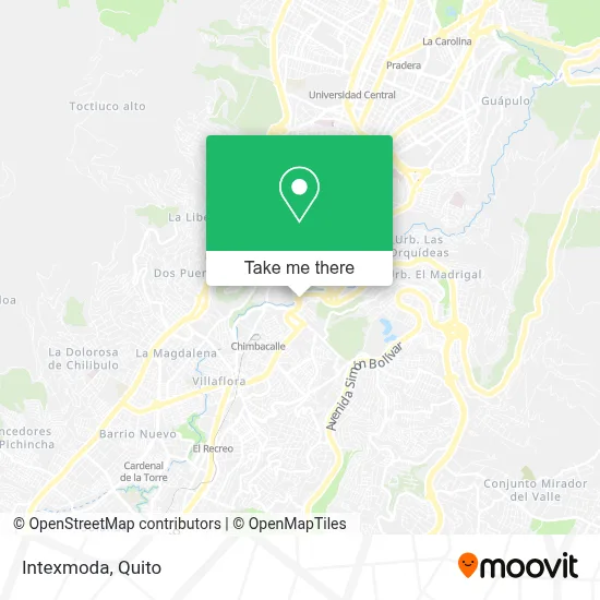 Intexmoda map
