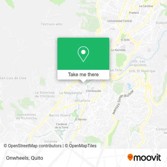 Onwheels map