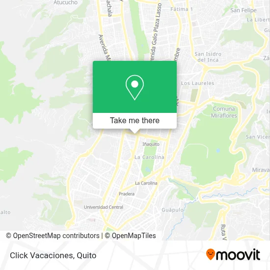 Click Vacaciones map