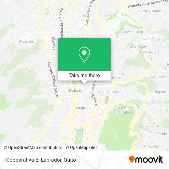 Cooperativa El Labrador map