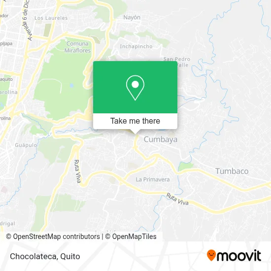 Chocolateca map
