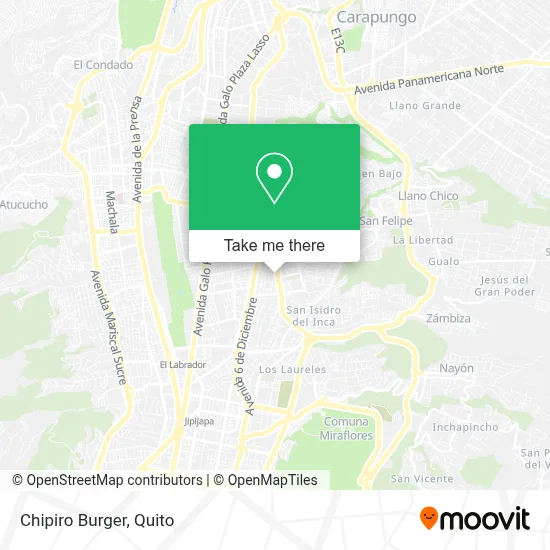 Chipiro Burger map
