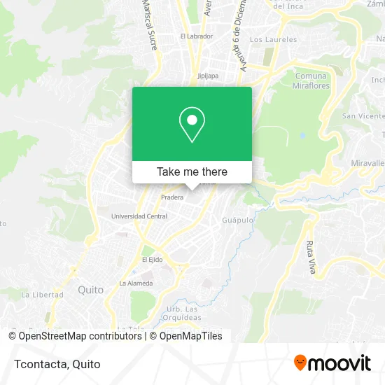 Tcontacta map