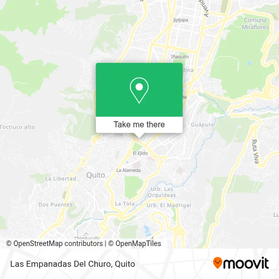Las Empanadas Del Churo map