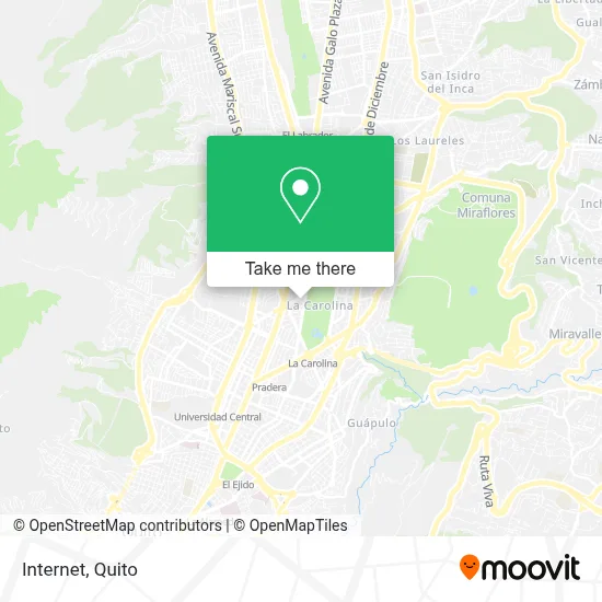 Internet map