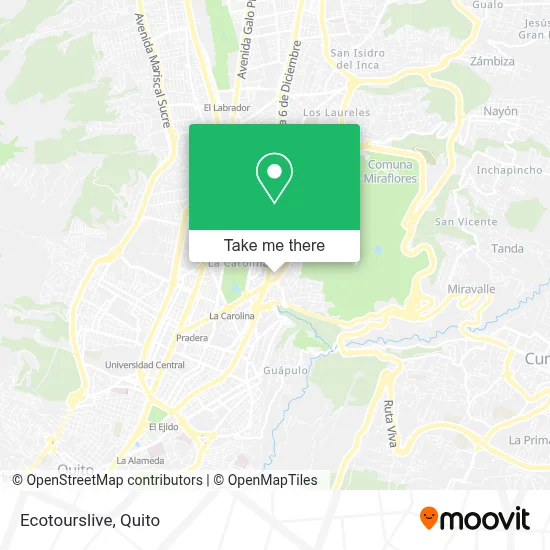 Ecotourslive map