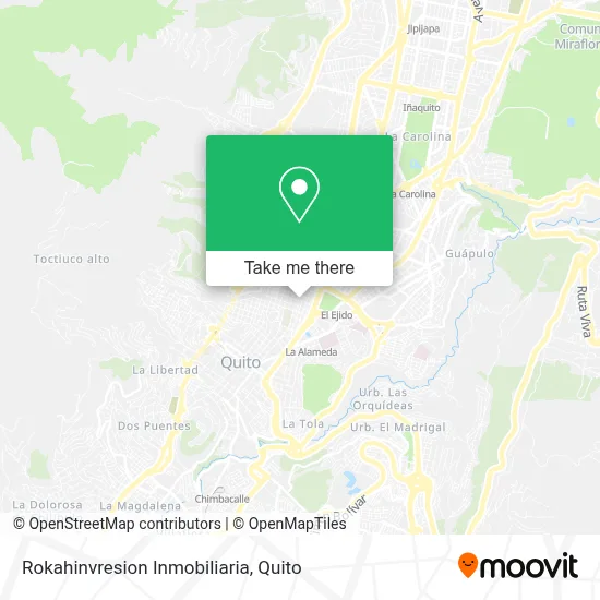 Rokahinvresion Inmobiliaria map
