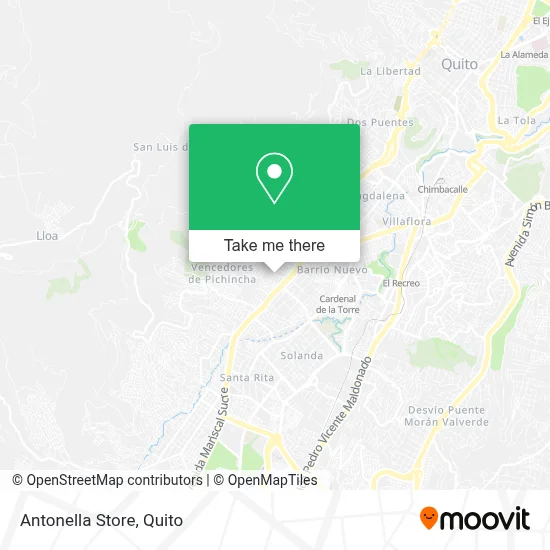 Antonella Store map