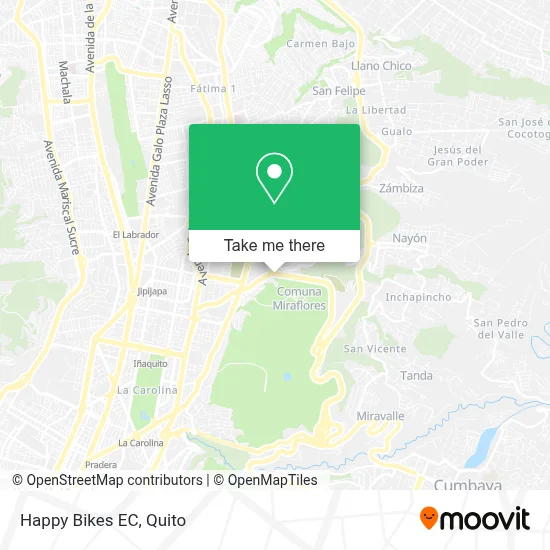 Happy Bikes EC map