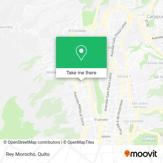 Rey Morocho map