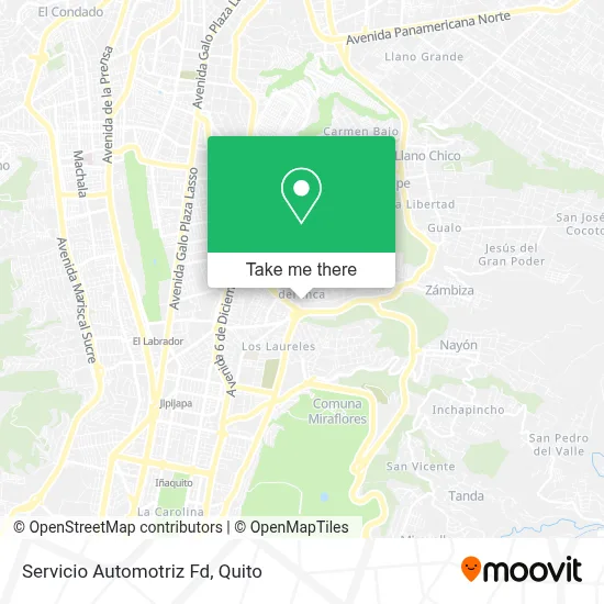 Servicio Automotriz Fd map
