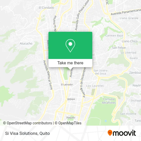 Si Visa Solutions map