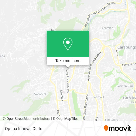 Optica Innova map