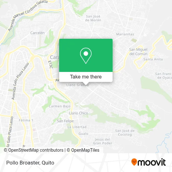 Pollo Broaster map
