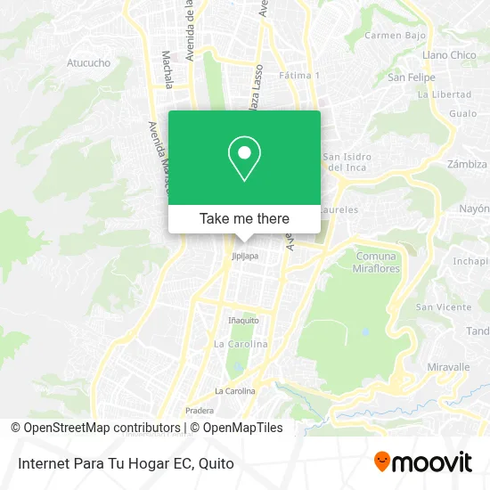 Internet Para Tu Hogar EC map