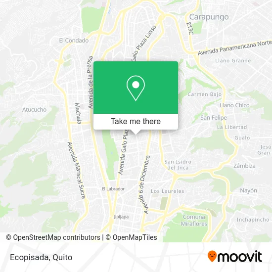 Ecopisada map