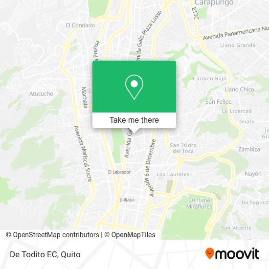 De Todito EC map