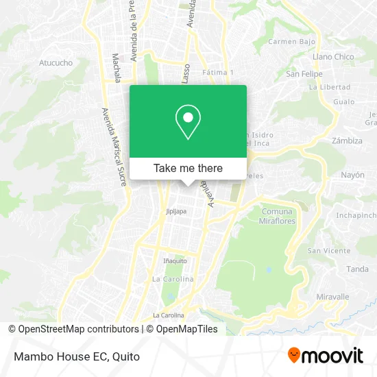 Mambo House EC map