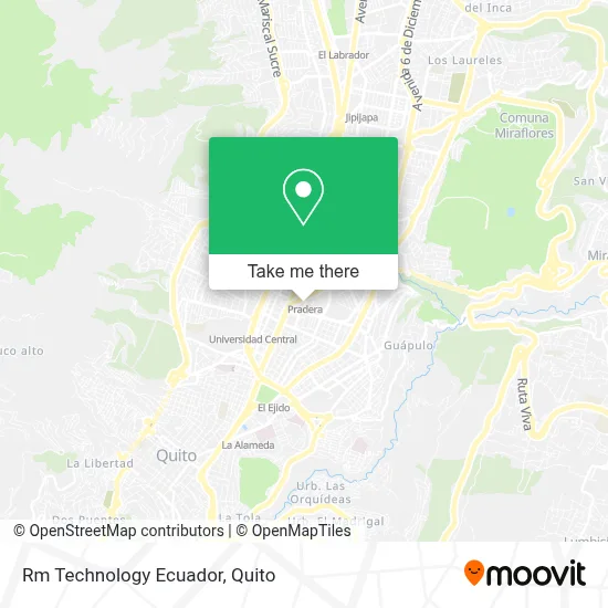 Rm Technology Ecuador map