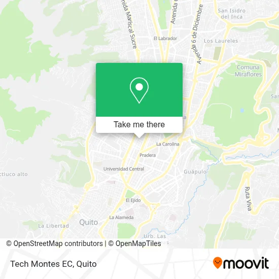 Tech Montes EC map
