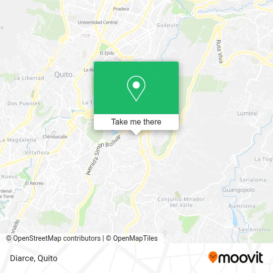 Diarce map