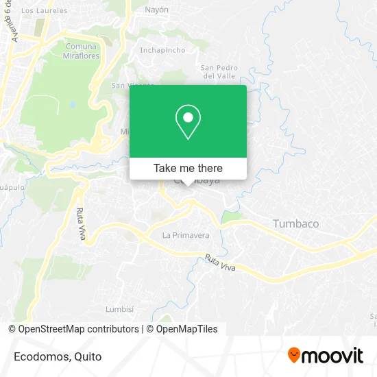 Ecodomos map